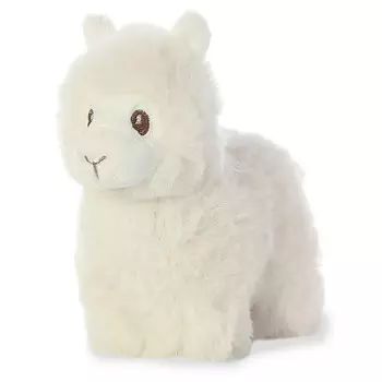 Мягкая игрушка – Лама, кремовая, 15 см