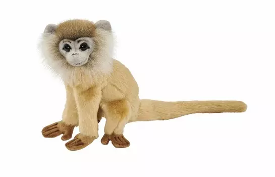 Мягкая игрушка – Лангур, палевый, 18 см