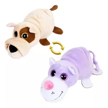 Мягкая игрушка - Перевертыши - Собака/Кот, 16 см