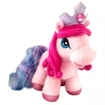 Мягкая игрушка – Пони Кристалл, озвученная, русский чип, 17 см.