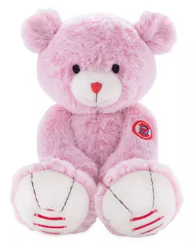 Мягкая игрушка Руж – Мишка. Розовый, 19 см