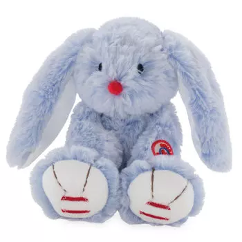 Мягкая игрушка Руж – Заяц. Голубой, 31 см