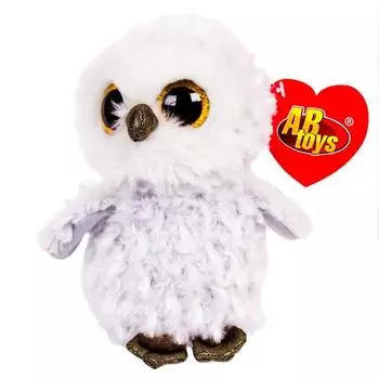 Мягкая игрушка - Совенок серый, 15 см