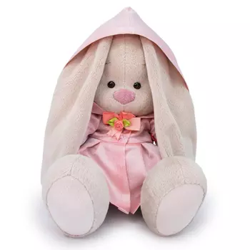 Мягкая игрушка – Зайка Ми в розовом плаще, малый, 18 см