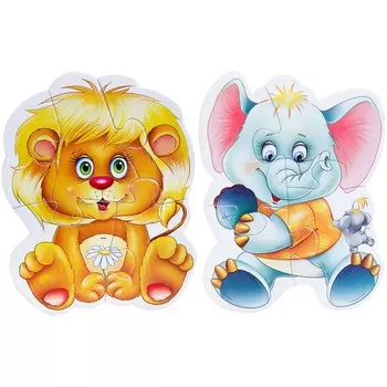 Мягкие магнитные Baby puzzle - Зоопарк