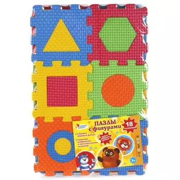 Мягкие пазлы - Союзмультфильм с фигурами, 18 элементов
