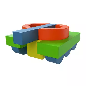 Мягкий игровой комплекс Romana - Танк ДМФ-МК-13.75.01