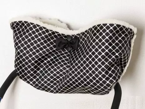 Муфта для санок – New, мех, черный