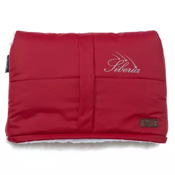 Муфта меховая для коляски Nuovita Siberia Bianco Rosso/Красный