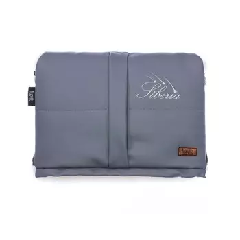 Муфта меховая для коляски Nuovita Siberia Lux Bianco Grigio/Серый