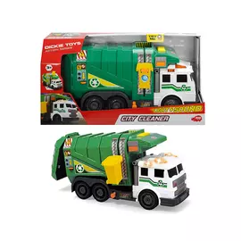 Мусоровоз со светом и звуком, 39 см, зеленый