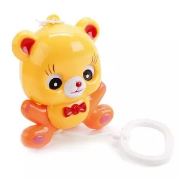 Музыкальная игрушка с механическим заводом - Мишка