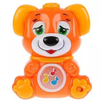 Музыкальная игрушка Щенок со сменой эмоций, 50 веселых песен, звуков и фраз, световые эффекты