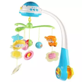 Музыкальная карусель с проектором, 10 колыбельных песен и 5 звуков природы