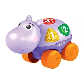 Музыкальная каталочка – Бегемотик, свет и звук