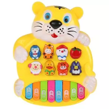 Музыкальное пианино Слоник со светом