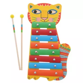 Музыкальный инструмент Металлофон - Кот