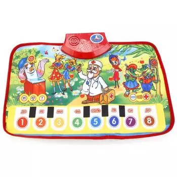 Музыкальный коврик-пианино - Стихи К. Чуковского