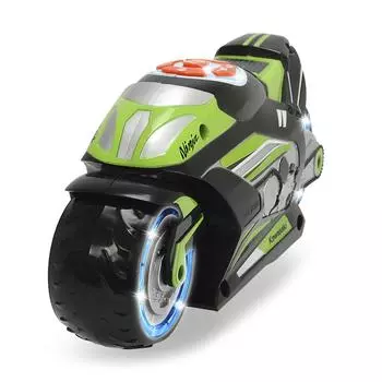 Музыкальный мотоцикл, моторизованный, свет и звук, музыка, 23 см.