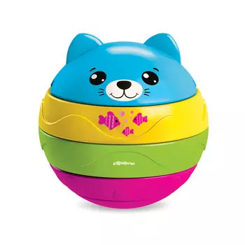 Музыкальный мячик-пирамидка - Котенок