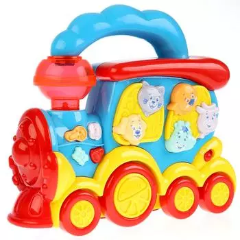 Музыкальный паровоз, песни на стихи М. Дружининой, свет и звук