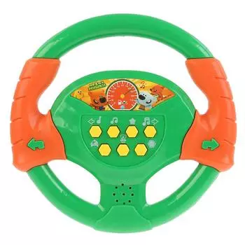 Музыкальный руль Финишная прямая из сери Ми-Ми-Мишки, 35 фраз, песен и сказок