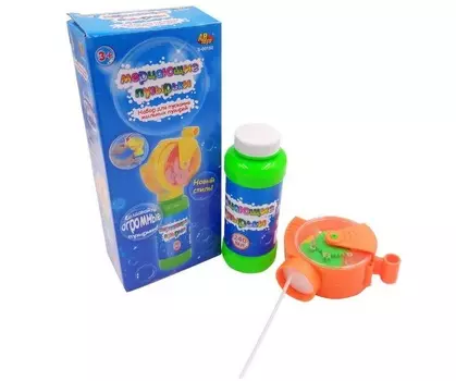 Мыльные пузыри - Мерцающие пузырьки с крышкой-пускателем