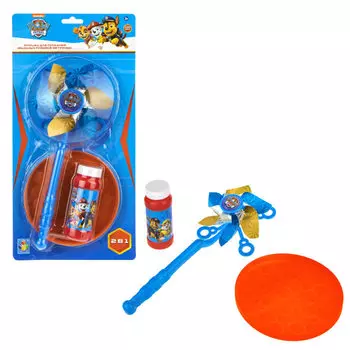 Мыльные пузыри - Ветрячок-венчик 2 в 1 - Щенячий патруль, 100 мл