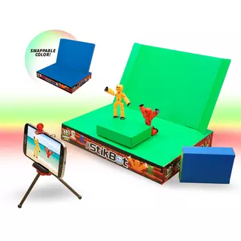 Набор - Анимационная студия Stikbot со сценой