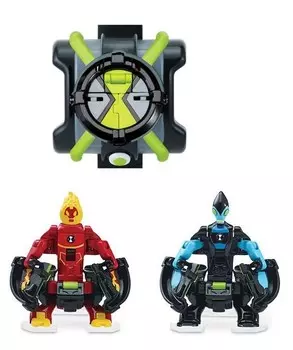 Набор Ben 10 – Омнизапуск. Человек-огонь и Молния