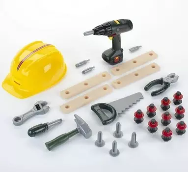 Набор Bosch с шуруповертом, свет и звук