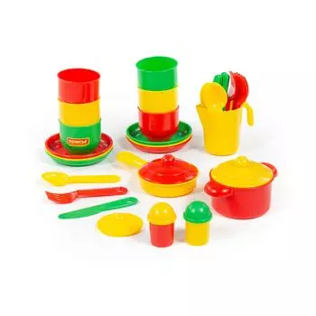 Набор детской посуды – Хозяюшка, на 6 персон