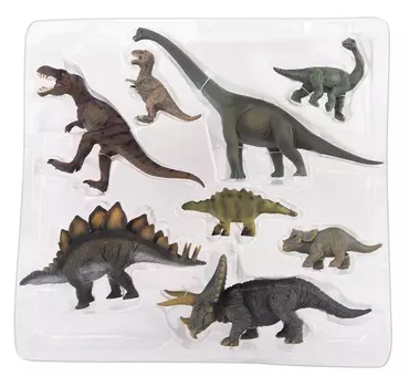 Набор динозавров №3, 8 фигурок