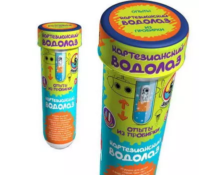 Набор для экспериментов Master IQ - Опыты из пробирки - Картезианский водолаз