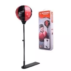 Набор для бокса на подставке. В комплекте: надувная груша, перчатки, насос