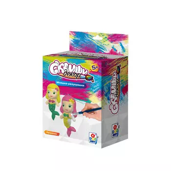 Набор для детского творчества Сквиши Декор – Русалочка, размер 12 х 8 х 16 см.