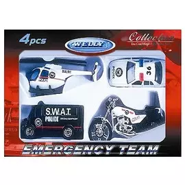 Набор для игр Служба спасения – полиция, 4 предмета