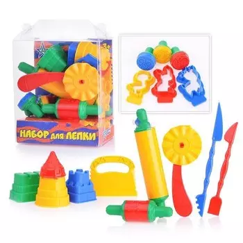 Набор для лепки, 16 деталей