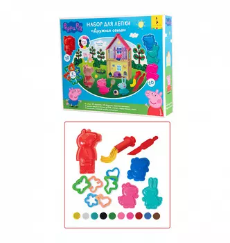 Набор для лепки - Дружная семья из серии Свинка Пеппа, TM Peppa Pig