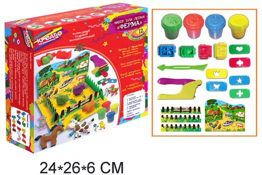 Набор для лепки «Ферма» из серии Креатто
