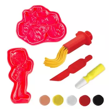 Набор для лепки Вспыш – Команда победителей, 19 см, 11 предметов