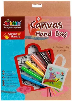 Набор для раскрашивания сумки из холста - Птичка