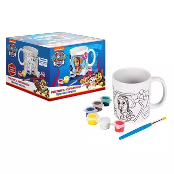 Набор для росписи керамики – кружка Щенячий патруль