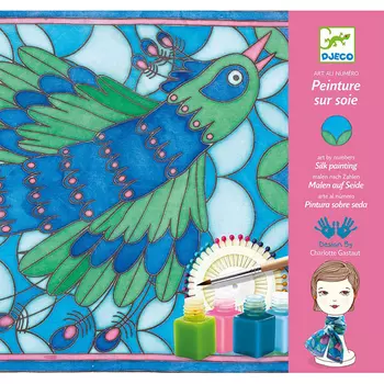 Набор для росписи шелкового платка - Павлины