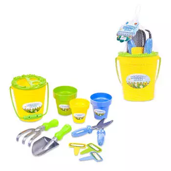 Набор для садоводства из серии Помогаю Маме, 10 предметов, в сетке