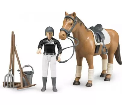 Набор для скачек с фигуркой