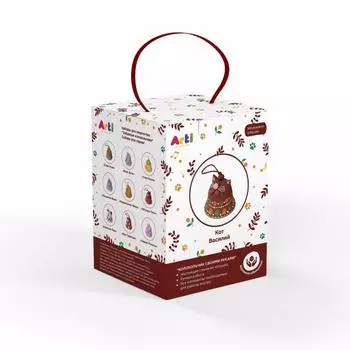 Набор для создания глиняного колокольчика Кот Василий