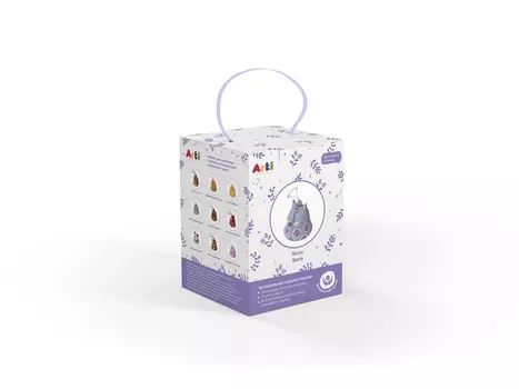 Набор для создания глиняного колокольчика - Волк Витя