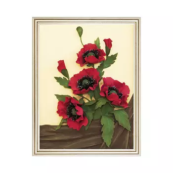 Набор для творчества 3D картина из фоамирана - Маки