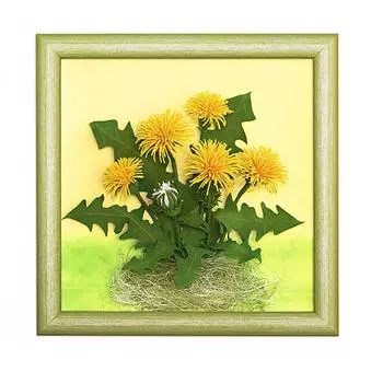 Набор для творчества 3D картина из фоамирана Одуванчики